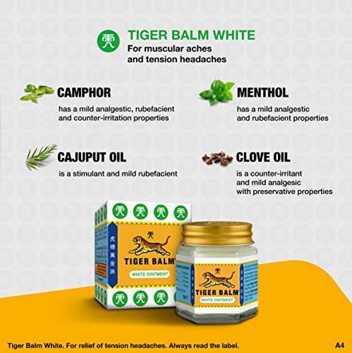 Tiger Balm White Ointment 30g - £4.21 S&S