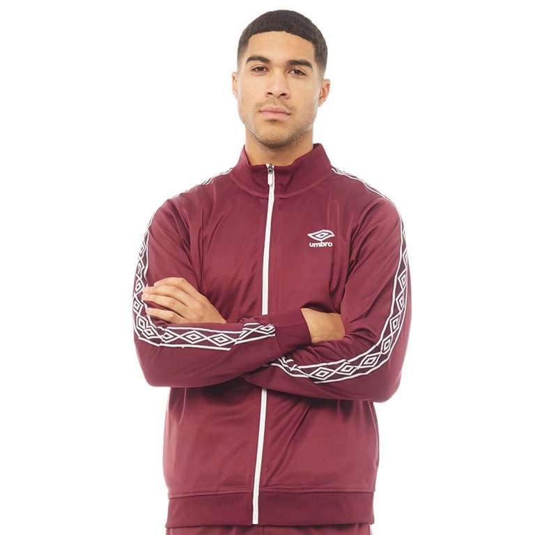 Mens Umbro Active Style Taped Tricot Jacket £8.99 / Bottoms £7.99 + £4.99 delivery @ M&M Direct