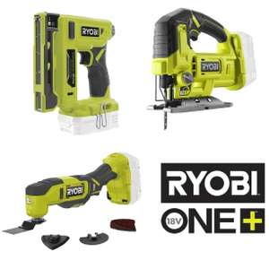 Ryobi Days Sale - Selected Bare Tools for £59.99 | E.g. Ryobi 18V ONE+ Cordless Stapler / 18V ONE+ Cordless Multi Tool (UK Mainland)