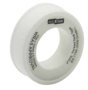 Made4Trade PTFE Tape for Water 12mm x 12m - Free C&C