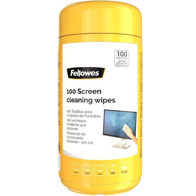 Fellowes 100 Screen And Keyboard Wipes Tub 3 99 At Amazon Hotukdeals Fellowes 100 Screen And Keyboard Wipes Tub 3 99 At Amazon Hotukdeals