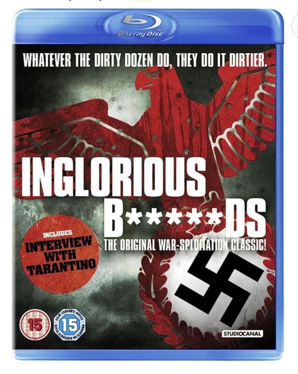 Inglorious Basterds Blu-ray (used) - £2.87 with code @ World of Books