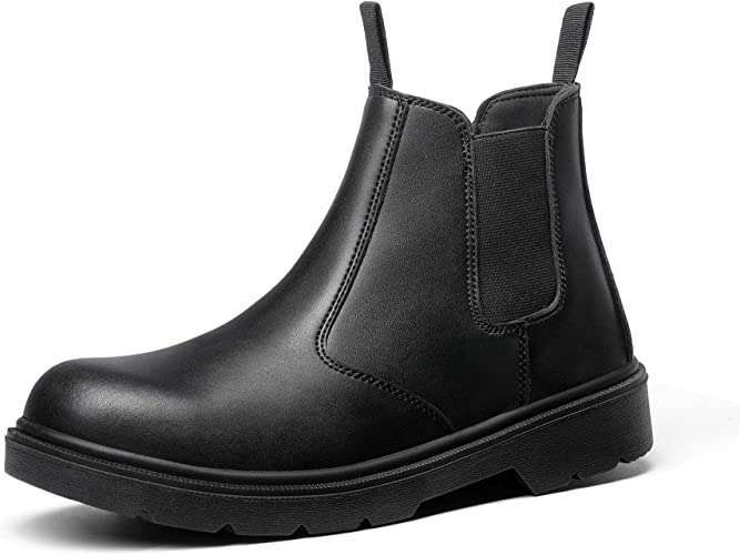 NORTIV 8 Industrial Chelsea Work Boots - £16.09 with Voucher @ dreampairsEU / Amazon
