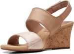 Clarks womens sandals beige