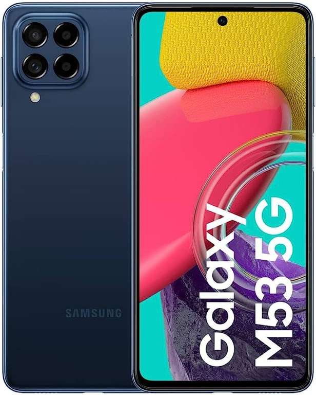 Samsung Galaxy M53 5G 8GB RAM 128GB Storage Dark Blue Like New - £193.88 @ Amazon Warehouse (Prime Exclusive Deal)