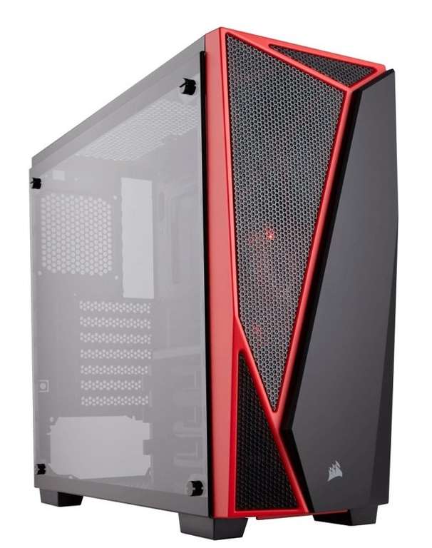 Corsair Carbide Series SPEC-04 Tempered Glass Mid-Tower Gaming Case Black/Red - £48.48 delivered @ Ebuyer
