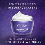 Olay Regenerist Retinol24 Night Face Cream Moisturiser With Retinol and Vitamin B3 50 ml