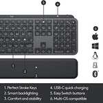 Logitech MX Keys Advanced Wireless Illuminated Keyboard with palm rest £95.99 at Amazon