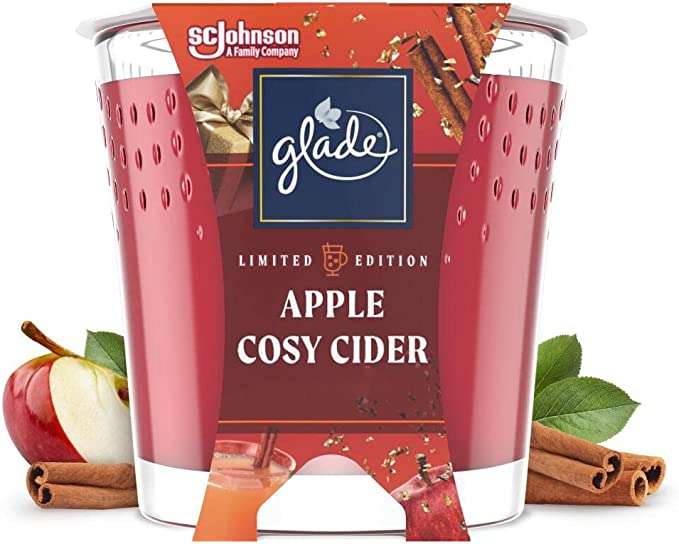 Glade Candle Apple Cosy Cider candle 129g £1 @ Sainbury's the shires Leamington spa