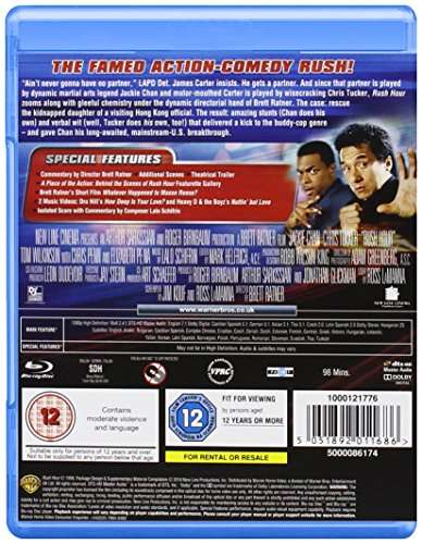 Rush Hour [Blu-ray] [1998] [Region Free] - £5.99 @ Amazon