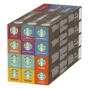STARBUCKS Nespresso pods 120(12x10) Variety Pack £36.02 / £23.37 S&S