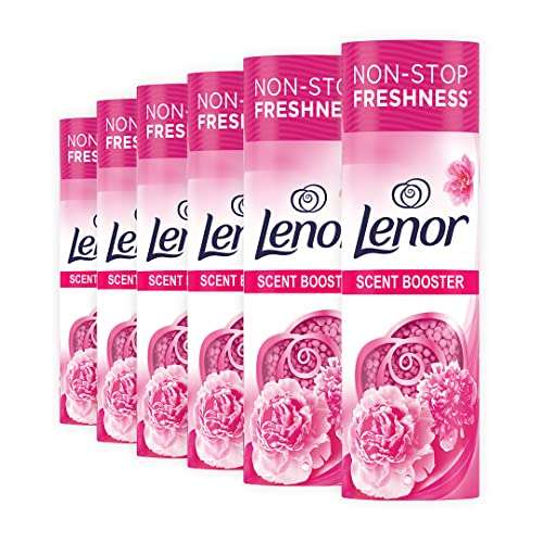 Lenor Laundry Perfume In-Wash Scent Booster Beads 245g, Pink Blossom, Non-Stop Freshness Up To 12 Weeks In Storage x6 £25.06 @ Amazon