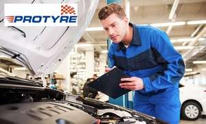 MOT with a Wheel Alignment Check and Optional Check-Up Service at Protyre - with code - £21.38 @ Groupon