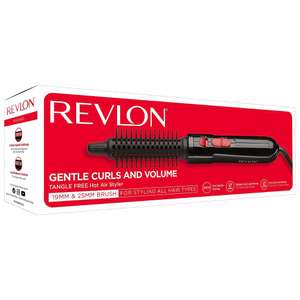 Revlon Tangle Free Hot Air Styler - Includes 19mm & 25mm Attachments