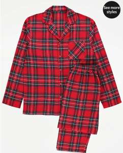 Red Checked Shirt Pyjamas £8 + Free click and collect @ George (Asda)
