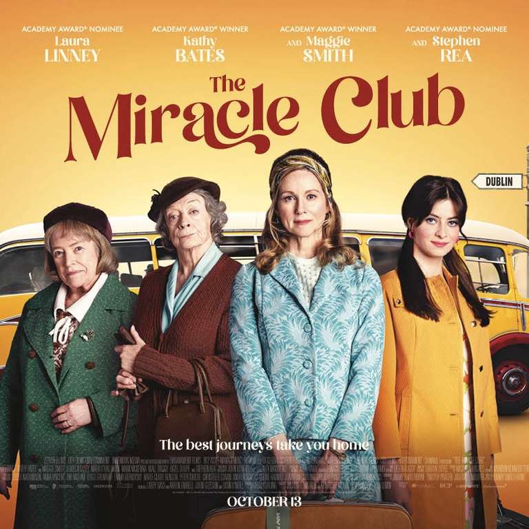 Free Vue cinema tickets - The Miracle Club (10 October) - selected locations England