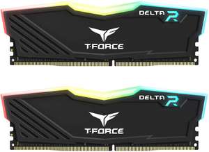 TEAMGROUP Team T-Force Delta RGB DDR4 Gaming Memory, 2 x 8 GB, 3600 Mhz, 288 Pin DIMM, Black - £75.99 @ Amazon