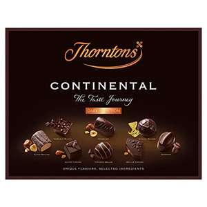Thorntons Continental Dark Selection, Chocolate Hamper, Dark Chocolate Gift Box 264g
