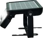Luceco LEXSF6B40-01 LED Solar Guardian PIR Floodlight 550LM IP65 4000K - Black ( IP65 / Weather and Dust proof )