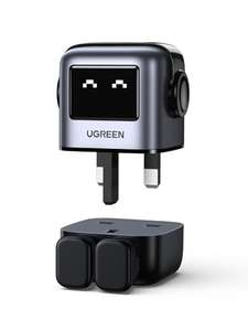 UGREEN RG 65W USB C Charger, Nexode 3-Port Robot GaN Fast Charger Plug Type C Power Adapter Sold by UGREEN GROUP LIMITED UK FBA