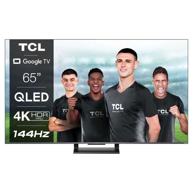 TCL 65C735K 65" 4K Ultra HDQLED 144Hz TV with Google TV & Game Master Pro - £749 @ Hughes