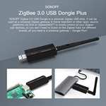 Zigbee 3.0 USB Dongle Plus Gateway with Antenna for Home Assistant, Open HAB - £19.97 With Voucher, Dispatched By Amazon & Sold By Sonoff