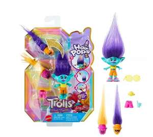 Mattel Trolls Band Together Hair Pops Small Doll, Branch with Removable Clothes & 3 Surprise Accessories, HNF12