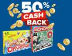Hasbro Selected Games 50% Cashback e.g Frustration £13 / Connect 4 £15 / Guess Who? £18 + More Free Click and Collect @ Argos