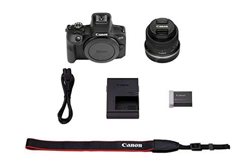 Canon EOS R100 + RF-S 18-45mm F4.5-6.3 IS STM Lens