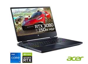 Acer Predator Helios 300 15.6" QHD 165Hz intel i7-12700H RTX 3080-150w 16GB RAM 1TB SSD Win11 + 2Y Warranty Laptop