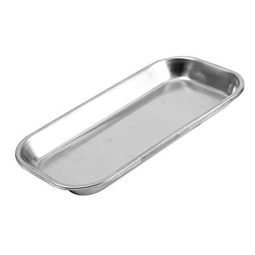 Dental Plate Stainless Steel Medical Instrument Rectangular Tray - £7.88 with voucher, Dispatched By Amazon, Sold By Ommuuy