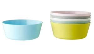 Ikea Kalas Pack of 6 Plastic Bowls