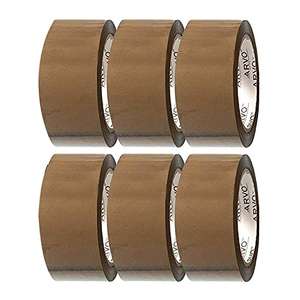 ARVO Packing Tape, Packaging Tape 6 Rolls 48mm x 60m £6.79 Sold by ANSIO Direct and Fulfilled by Amazon