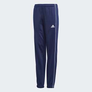 Adidas Core 18 Tracksuit Bottoms [Sizes 7-yrs-16yrs] £10.88 with code + (Free Delivery for members) at Adidas
