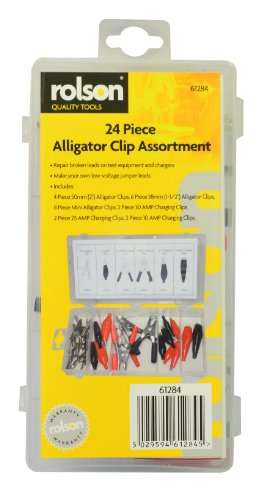 Rolson 61284 24 pc Electrical Clip Assortment £4.84 @ Amazon