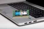 Crucial RAM 16GB DDR4 3200MHz CL22 Laptop Memory £37.12 or Desktop £35.12 @ Amazon