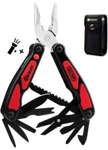 BIBURY 14 in 1 Multitool - including pliers and torch - £12.99 with code @ BIBURY / Amazon