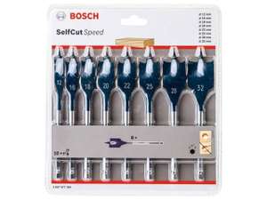 Bosch SelfCut Speed Flat Wood Spade Drill Bit Set 8pc £13.95 + £2.95 delivery @ FFX