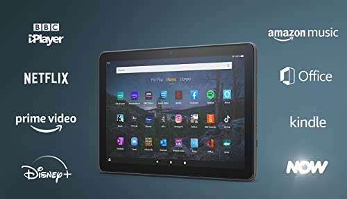 Certified Refurbished Amazon Fire HD 10 Plus tablet | 10.1", 1080p Full HD, 32 GB | Slate - with Ads