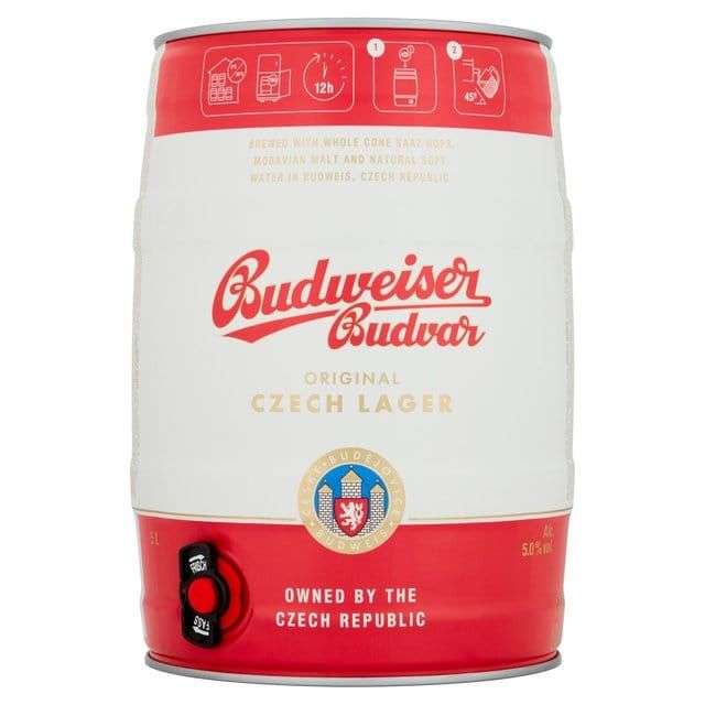 Budweiser Budvar 5 litre mini keg £14.99 @ Quality Save (Northwich)