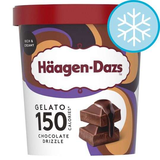 Haagen Dazs Gelato Chocolate Drizzle Ice Cream 460M (clubcard price) - All flavours