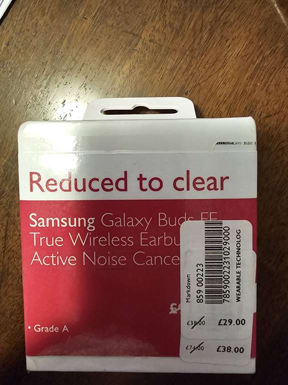 Grade A - Samsung Galaxy Buds FE Wireless Earbuds (Central London)