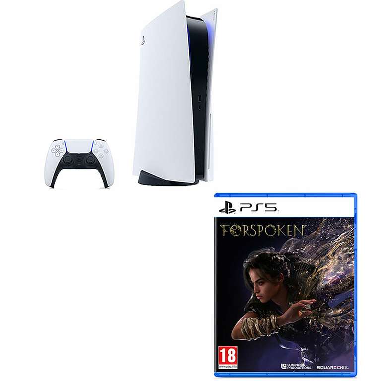 PlayStation 5 Console + Free Forspoken - Game Exclusive - free collection