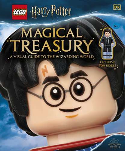 LEGO Harry Potter Magical Treasury: A Visual Guide to the Wizarding World Hardcover (with exclusive Tom Riddle minifigure)