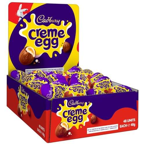Cadbury Creme Eggs - Box of 48 (£20.78 / £19.64 S&S + voucher)