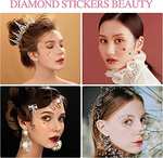 Rhinestone Stickers Self-Adhesive, 2000pcs Gem Stickers Jewels with voucher Sold by LCD UK Store