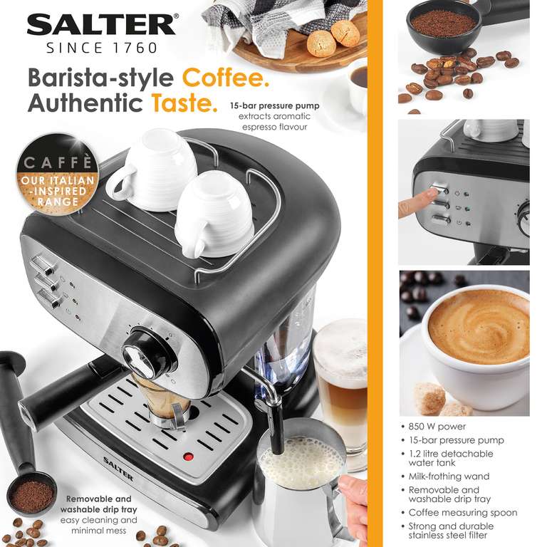 Salter Coffee Machine Espresso Maker 