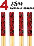 David Bowie Chopsticks (8 Chopsticks / 4 Pairs) / Elvis Jailhouse Chopsticks (8 Chopsticks / 4 Pairs)