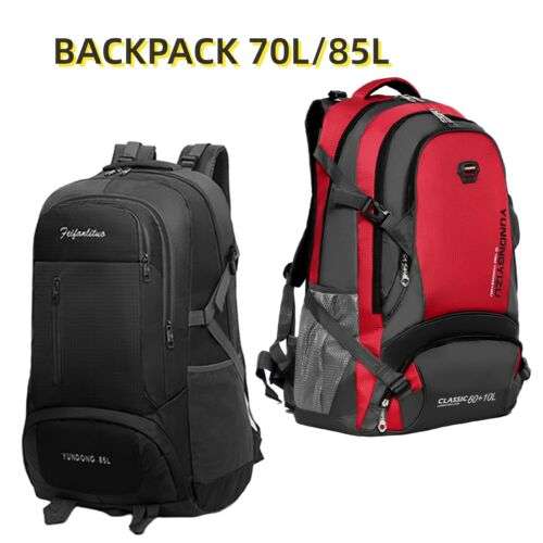 Luggage Bag Large Rucksack Outdoor Waterproof Backpack Breathable (70L £11.50 / 85L £13.95)- W/Code sold by qgfsfc (UK Mainland)