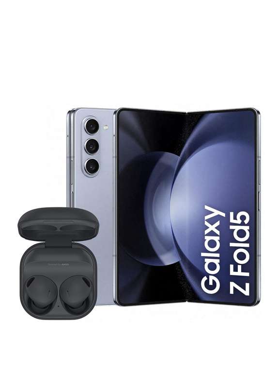 Galaxy Z Fold 5 - 512GB - Icy Blue + Buds2 Pro Black / Z Flip 5 - 512GB - Graphite + Buds2 Pro Black £1141 - £100 back with code - Free C&C